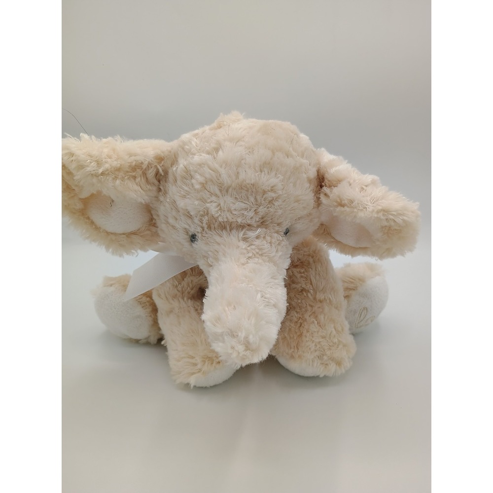 10" WENDY BELLISSIMO Cream  Colored LOVE Plush‎ Elephant B5